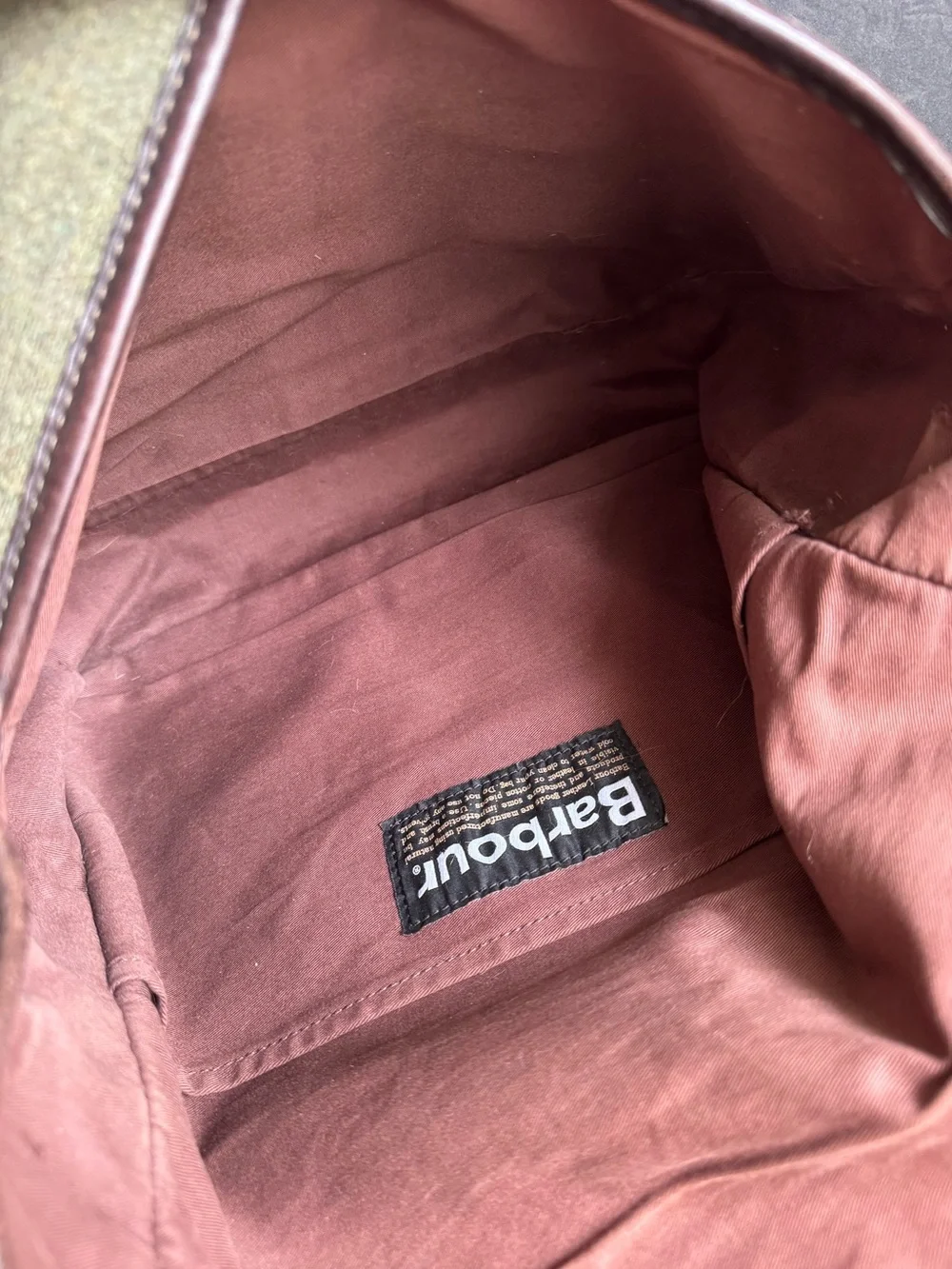 Barbour‎ Messenger Bag Blanket Wool Striped Crossbody Briefcase Work Unisex Mens